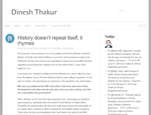 Tablet Screenshot of dineshthakur.com